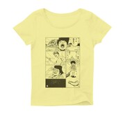 「鉄コン筋クリート」担当編集者が選んだページをプリントしたTシャツ。(c)松本大洋／小学館