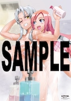 月刊ドラゴンエイジ6月号付録の「トリアージX」お風呂ポスター。イラストは佐藤ショウジの描き下ろし。