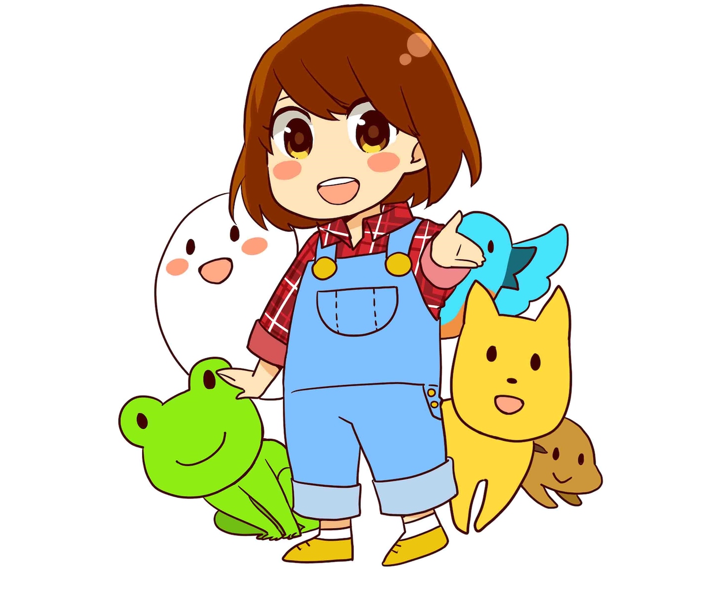 「かな～でぃあんファミリーズ」イラスト：アサダニッキ(c)2015 KANA hanazawa