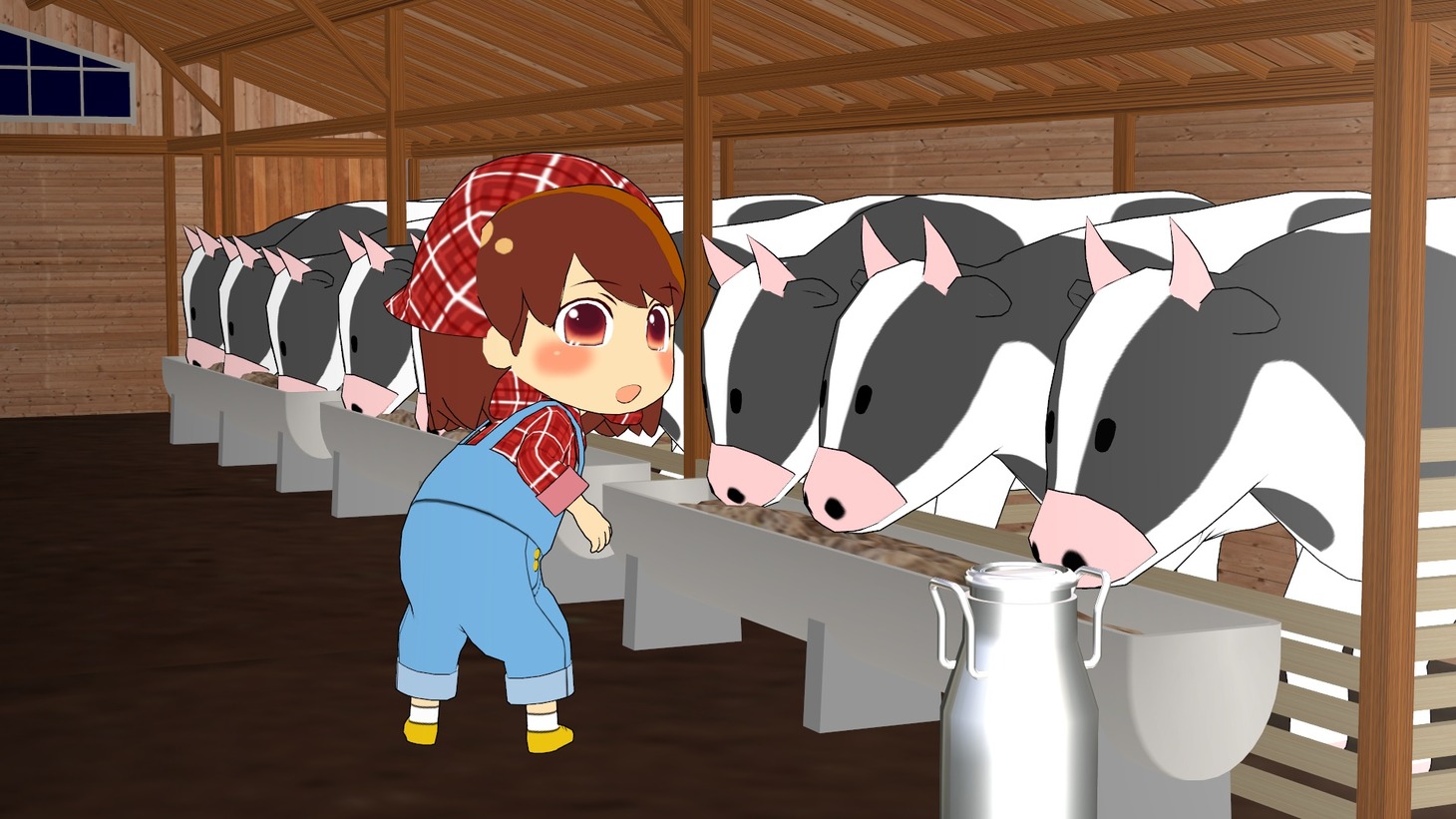 「かな～でぃあんファミリーズ」の3Dアニメ場面写真。(c)2015 KANA hanazawa
