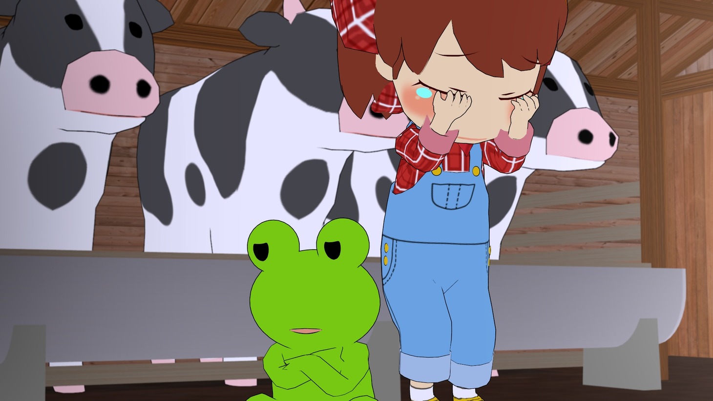 「かな～でぃあんファミリーズ」の3Dアニメ場面写真。(c)2015 KANA hanazawa