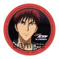 「44mm缶バッジ」の1種。(c)藤巻忠俊／集英社・黒子のバスケ製作委員会