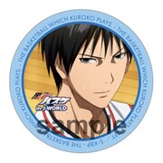 「44mm缶バッジ」の1種。(c)藤巻忠俊／集英社・黒子のバスケ製作委員会