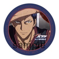 「44mm缶バッジ」の1種。(c)藤巻忠俊／集英社・黒子のバスケ製作委員会