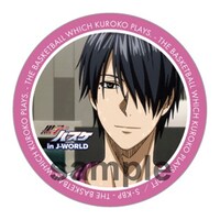 「44mm缶バッジ」の1種。(c)藤巻忠俊／集英社・黒子のバスケ製作委員会