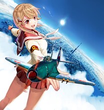 「紫電改のマキ」カット (c)野上武志（チャンピオンRED）