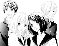 「思い、思われ、ふり、ふられ」の予告カット。(c)咲坂伊緒/集英社別冊マーガレット