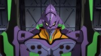 「エヴァンゲリオン」シリーズの場面カット。(c)カラー
