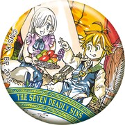 D賞：缶バッジセットの1種。(C)鈴木央・講談社/「七つの大罪」製作委員会・MBS (C)鈴木央/講談社