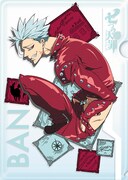 F賞クリアファイルコレクションの1種。(C)鈴木央・講談社/「七つの大罪」製作委員会・MBS (C)鈴木央/講談社