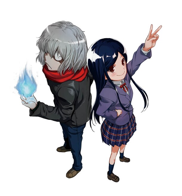 レベルファイブ原案・監修による青刃時雨「うしろ ふきげんな死神。」カット。(c)LEVEL-5 / KADOKAWA / フィールズ