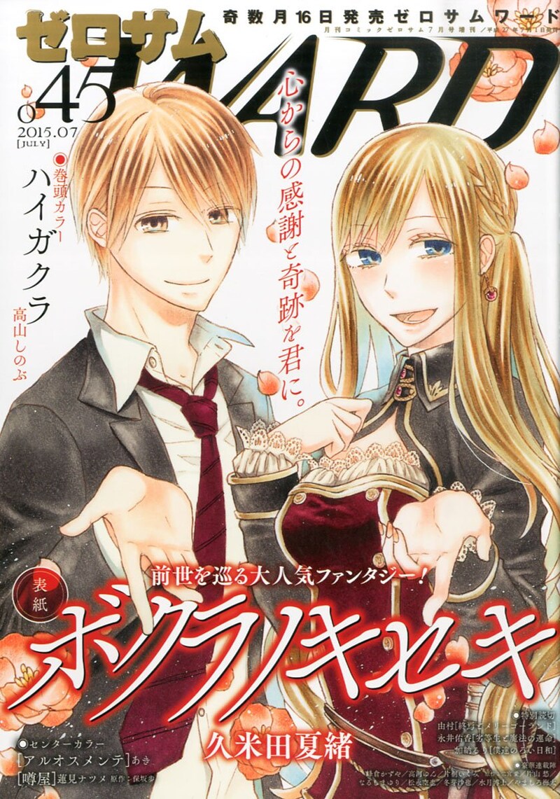 ゼロサムWARD最終号となるNo.45。