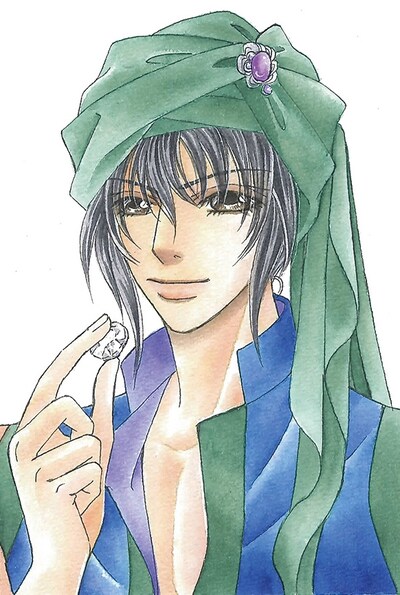 冬木るりか「宝石奇談」のカット。