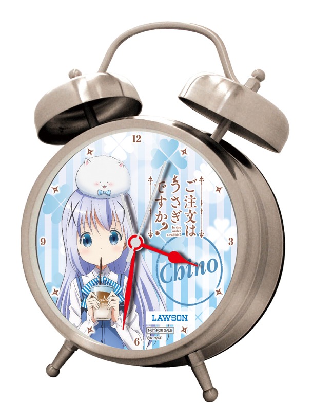 ローソンと「ご注文はうさぎですか？」のキャンペーンで50名に当たる目覚まし時計。※画像はイメージ(c)Koi・芳文社/ご注文は製作委員会ですか？