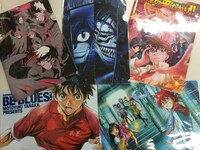 週刊少年サンデー連載作品のクリアファイル。