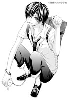 後藤みさきによる、鳥越裕貴をモデルとした作品のカット。