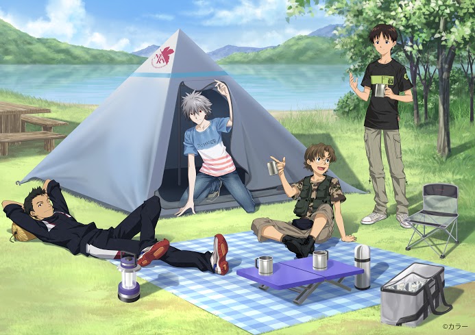 「EVANGELION 寝るふ本部」商品イメージの描き下ろしイラスト。(c)カラー (c)TOMY