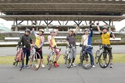 左から森久保祥太郎、山下大輝、伊藤健太郎、代永翼、吉野裕行、野島裕史。