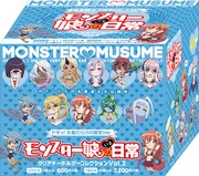 「『モンスター娘のいる日常』クリアキーホルダーコレクション Vol.2 【ドキッ！ 水着だらけの限定Ver. 】」の12個入りBOX。