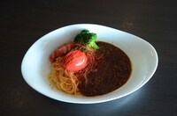 「地獄風激辛ジャージャー麺」。結構辛いので苦手な人は注意。