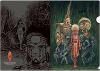 クリアファイル2種セットの1種。972円。