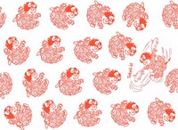 「クトルーちゃん」手ぬぐい、1782円。