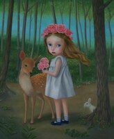 長谷川友美 「花冠の少女」