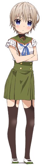 キャラクターデザインを担当する飯塚晴子が描いた、直樹美紀の新規ビジュアル。(c) Nitroplus/海法紀光・千葉サドル・芳文社/がっこうぐらし!製作委員会