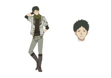 オビの設定画。(c)あきづき空太・白泉社/「赤髪の白雪姫」製作委員会