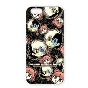 「ヤング ブラック・ジャック」iPhone・スマホケースの「総柄黒」。