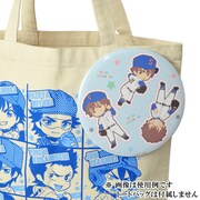 「ぴくりる! ダイヤのA デカ缶バッジ」の使用例。(c)寺嶋裕二・講談社/「ダイヤのA-SS-」製作委員会・テレビ東京