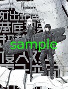 月刊アフタヌーン7月号に付属する「新装版BLAME!」発売記念ポスター。