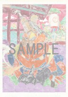 カラー複製原稿のサンプル。（裏面）(c)岸本斉史 スコット／集英社