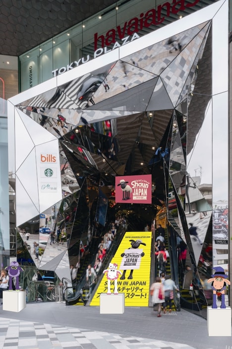 東急プラザ 表参道原宿での展開イメージ。