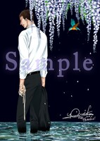 文教堂・アニメガ：サイン＆コメント入りイラストカード