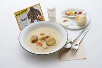 過去の「ジャイアンフェア」でも好評を博し、期間限定で復活するメニュー「ジャイアンシチュー」。(c)Fujiko-Pro