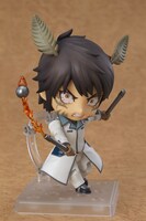 「アラクネバスターMKII」を手にした「暴走顔」の「ねんどろいど 膝丸燈」。(c)貴家悠・橘賢一／集英社・Project TERRAFORMARS