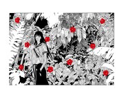 上條淳士「SEX」の版画。