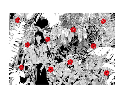 上條淳士「SEX」の版画。