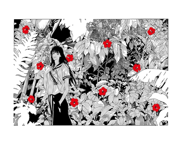 上條淳士「SEX」の版画。