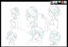 新キャラクターとして登場する、レベッカ・ロッセリーニの設定画。原作：モンキー・パンチ (c)TMS