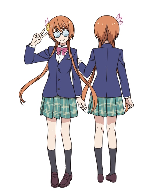 マジカルポリス万里花こと、橘万里花の設定画。(c)古味直志／集英社・アニプレックス・シャフト・MBS