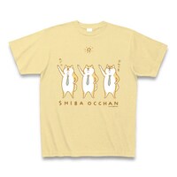 「しばおっちゃんTシャツB」（ナチュラル）(c)ねこまき/実業之日本社