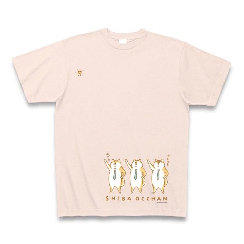 「しばおっちゃんTシャツA」（ライトピンク）(c)ねこまき/実業之日本社