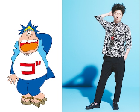 新井浩文演じるゴリライモ。昔のガキ大将も、今ではパン工場の若社長。ケンカも才覚もひろしの上。ことあるごとにひろしと対立する。一見、強面だが、根はやさしき男。 (c)吉沢やすみ/オフィス安井