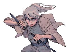 宮川輝による「買厄懸場帖 九頭竜KUZURYU」のカット。