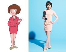 白羽ゆり演じるよし子先生。 (c)吉沢やすみ/オフィス安井