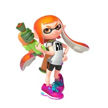 「Splatoon」のイカこと“インクリング”のガール。 (c)安部真弘（週刊少年チャンピオン） (c)2015 Nintendo