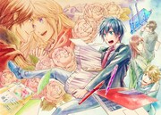 「少年×少女小説家 男子高校生のかくシごと」扉イラスト