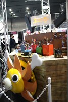 「ONE PIECE」のフィギュア群。